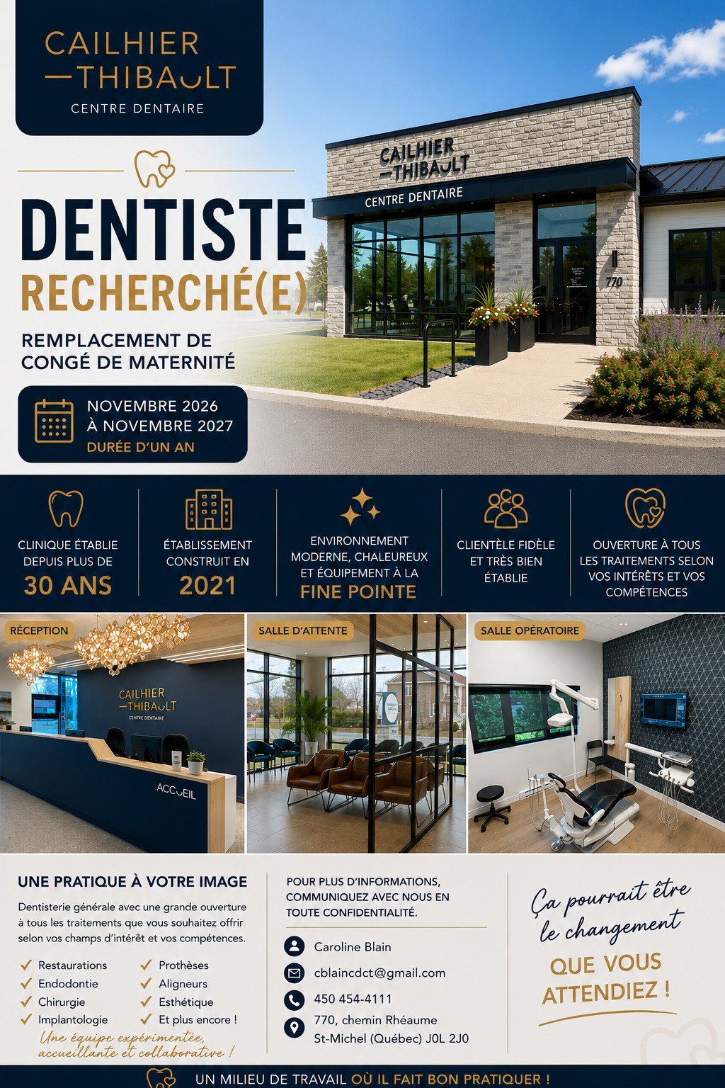 Associate Dentist - Montreal South Shore (Saint-Michel)