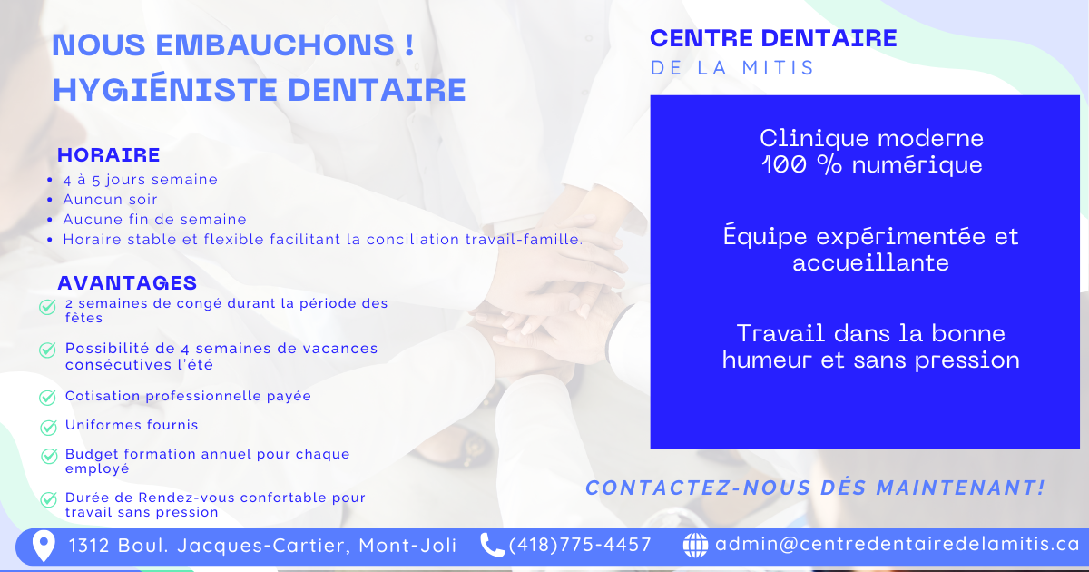 Dental Hygienist - Mont-Joli