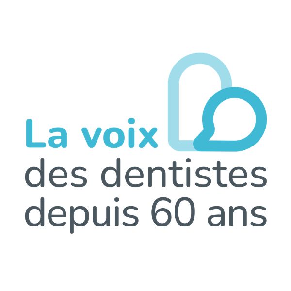 Logo du 60e anniversaire de l'ACDQ, dont le texte dit : La voix des dentistes depuis 60 ans.